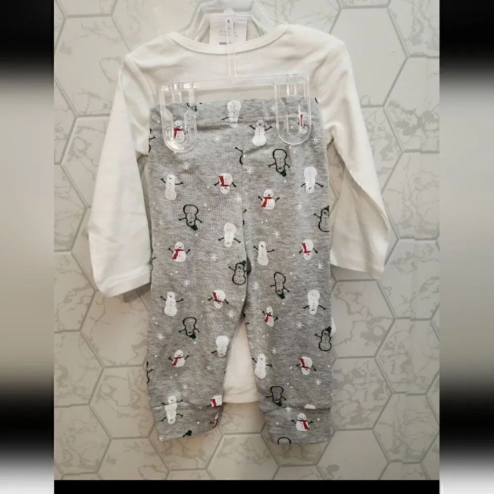 Nwt Carter's Just One You Baby 2pc Snowflake Top & Bottom Set - Picture 5 of 5